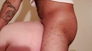 Bbw wife sucks and fucks bbc till a cumshot