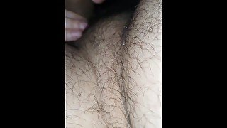 Explosion of cum into step mom mouth after she got step son dick in her throat