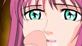 Hentai girl gets fucked by a nerd guy and his friends