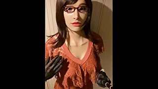 female mask disguise crossdresser transformation mtf 117