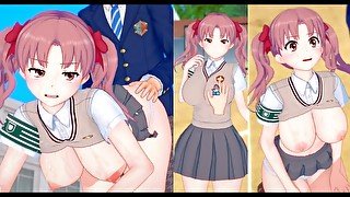 【エロゲーコイカツ！】とある魔術の禁書目録 白井黒子3DCG巨乳アニメ動画[Hentai Game Koikatsu! A Certain Magical Index Kuroko Shirai