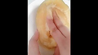 Finger Fucking a mango