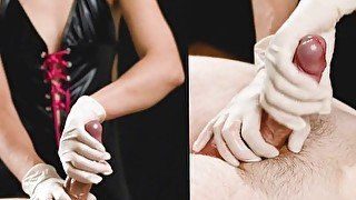 The Massage Table - Session 5 - Slow head torture handjob with huge cumshot