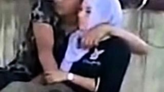 indonesian- hijab girl fingered