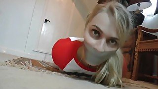 Skinny Blonde Minx - Kinky Bondage Fetish Video