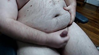 Stroking my small pumped cock until I cum