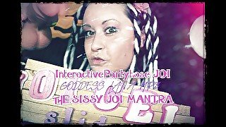 AUDIO ONLY - Interactive pantyhose JOI the sissy JOI mantra