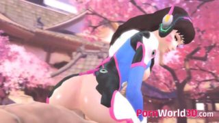 3D DVa with Huge Nice Tits from Overwatch Best of Sex and Anal