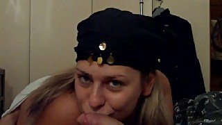 Blonde With Beret POV Blowjob