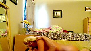 For blonde slut Briana Blair it is too boring to fuck on the bed