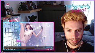 Overwatch DVA Dildo's her Tight Pussy in the Shower  REACTION