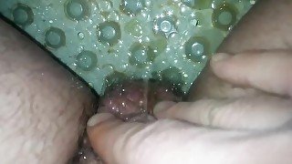 #165 PISSING IN THE BATHTUB N PLAYING WITH MY INVERTED PENIS