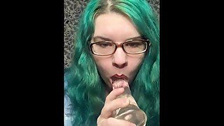 Dreamy Dryad Throats Clear Dildo