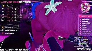 Futa Mistress Rails VR Bunny Girl From Behind On Stream