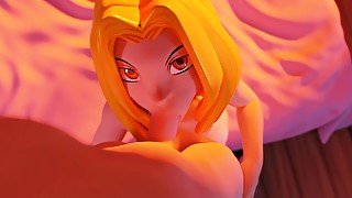 Animated Blonde Gives You A Great Pov Blowjob