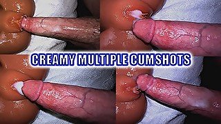 Multiple Orgasm Daddy Cums Over and Over Big Swinging Dick Creampie Keep Fucking