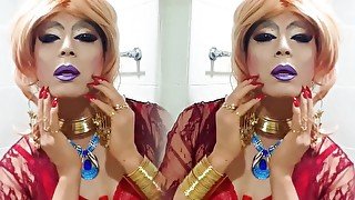 Sissy niclo sexy makeup smoking 7