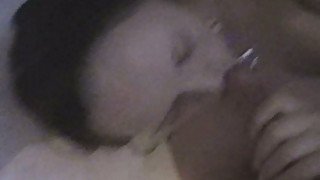 Horny guy films on homemade POV video how his GF sucks