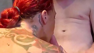 busty tattooed milf kalisi ink rough gangbanged