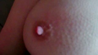 Check out pink nipples and big natural boobies of my wifey