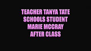 Tanya Tate Teaches student 18+ Marie Mccray Lesbian Loving At School - Sex Movies Featuring Tanya Tate