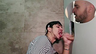 SUPER GLORY HOLE  - LEO BULGARI WITH XISCO - A M A Z I N G CUM SHOTS!!! 💦