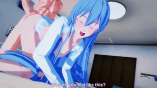 Akame ga: Esdeath Seduces Tatsumi (3D Hentai)