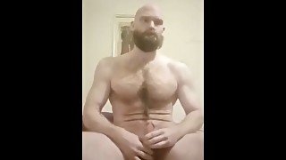 Like a boss. Huge cumshot