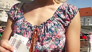 MILF darling is offered some money in exchange for banging