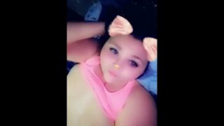 Chubby milf fucked by hubby with snapchat filter