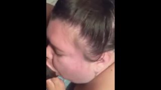 BBW sucking Daddy’s Dick