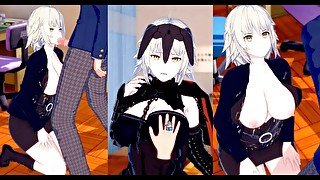 【エロゲーコイカツ！】FGO ジャンヌオルタ3DCGアニメ動画(フェイト)[Hentai Game Koikatsu! Fate Jeanne Alter(Anime 3DCG Video)]