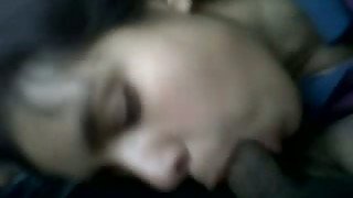 Amazing blowjob from cute amateur Lahore girlfriend