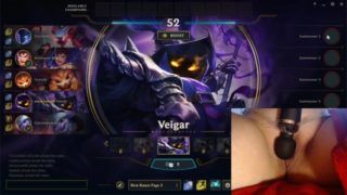 Playing with my vibrator on the highest setting makes me moan intensively! League of Legends #9 Luna