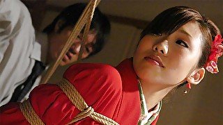 Kimono Lady Azusa Uemura Gets Toys And Cocks - AsiansBondage