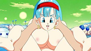 DRAGON BALL: GOKU X BULMA COWGIRL (HENTAI)