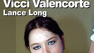 Vicci Valencorte & Lance Long strip suck facial