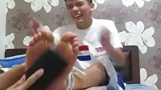 Mike's Feet Gets Tickled