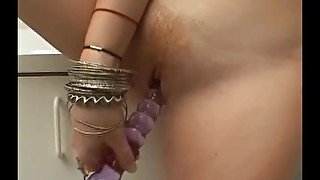 Curly Big Tits Gets Wild On Solo Fingering