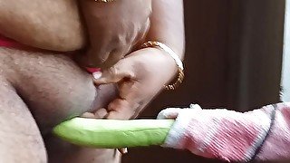 Indian teacher Brinjal pussy eating performance videos