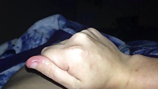 My gf stroking my cock in Wisconsin