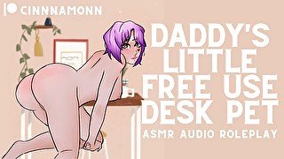 Please Facefuck Me Daddy  ASMR Audio Roleplay  Subby Deepthroat and Moaning