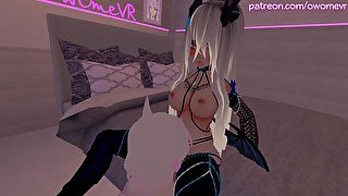 Lesbian Sex in Virtual Reality ❤️ VRchat erp OwO Intense Moaning Hentai 3D HD Uncensored Full Video