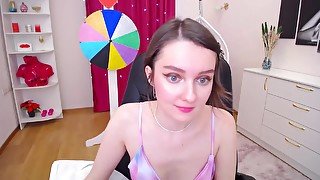 Skinny petite small tits booty teen 18+ babe webcam show