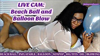 LIVE CAM : Beach Ball and Balloon Blow NONPOP