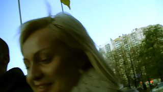 Kathy in public porn video showing lusty hardcore fucking