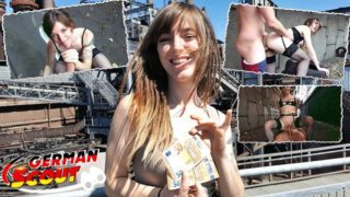 GERMAN SCOUT - SLIM DREADLOCKS GIRL NICKY - PICKUP AND PUBLIC FUCK AT STREET CASTING