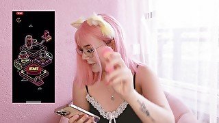 PINK PUNCH VIBRATOR REVIEW - Full vid on onlyfans feyafern