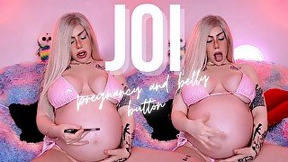 JOI pregnancy and belly button