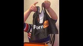 Lisa Sparxxx Unboxing of Pornhub Merch